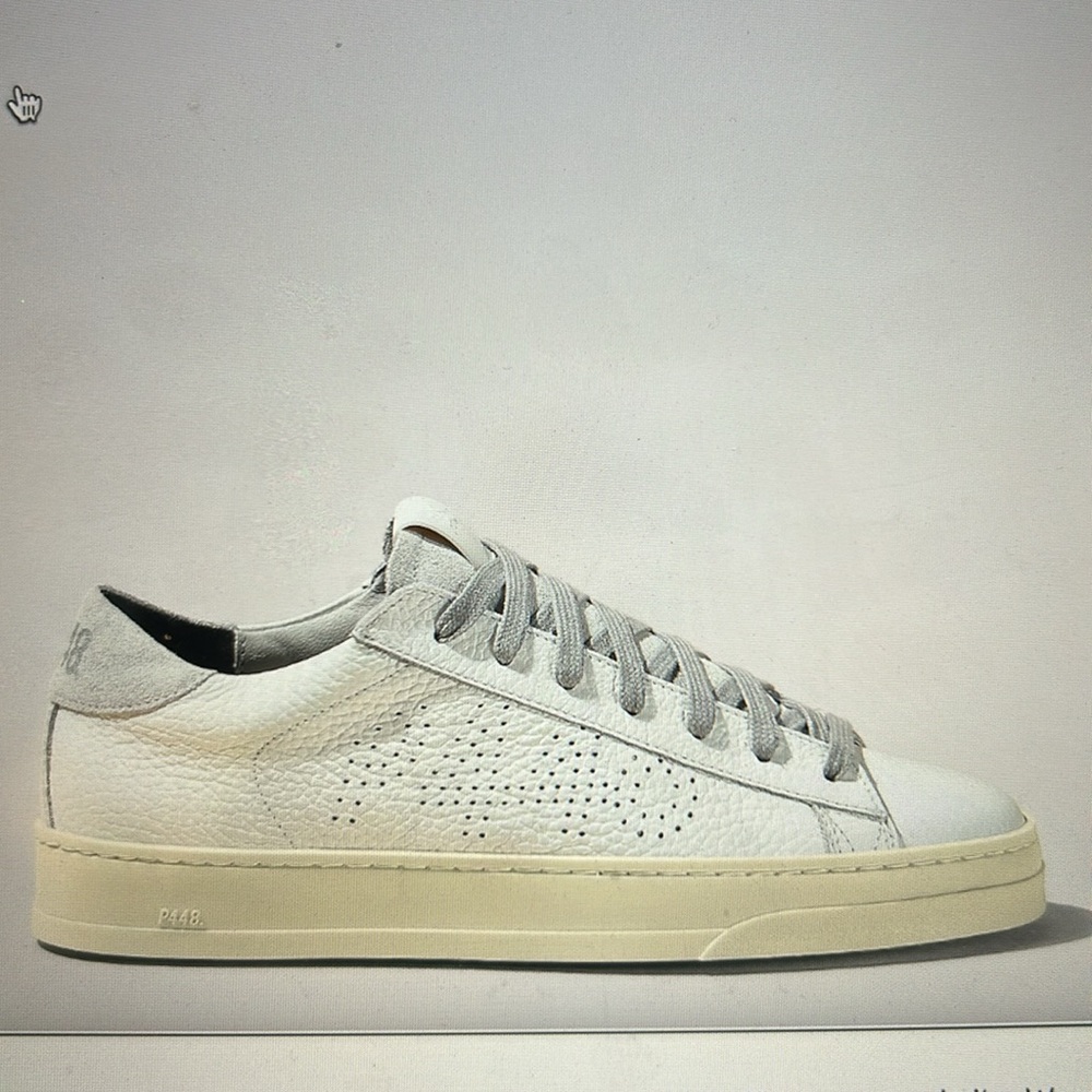 Almost BRAND NEW women’s P448 Jack All White’s. Only worn one time! Size 39
